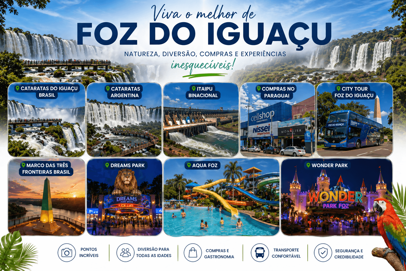 Roteiro 5 dias em Foz do Iguaçu