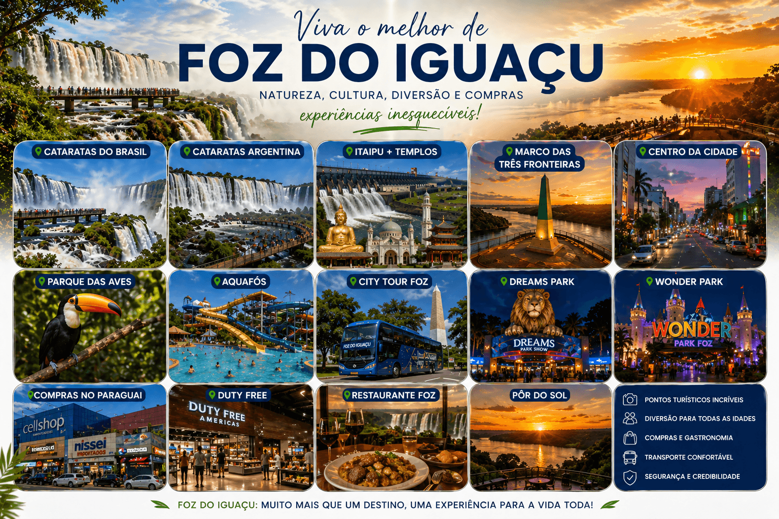Roteiro 6 dias em Foz do Iguaçu