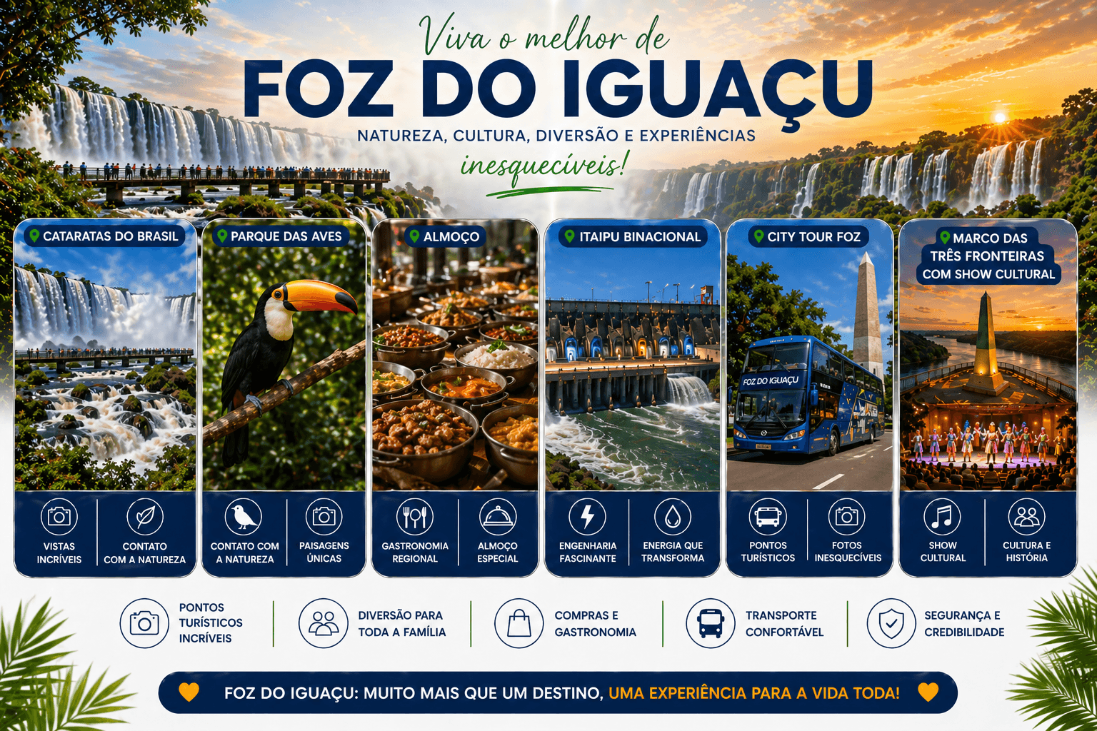 Roteiro de 1 dia em Foz do Iguaçu