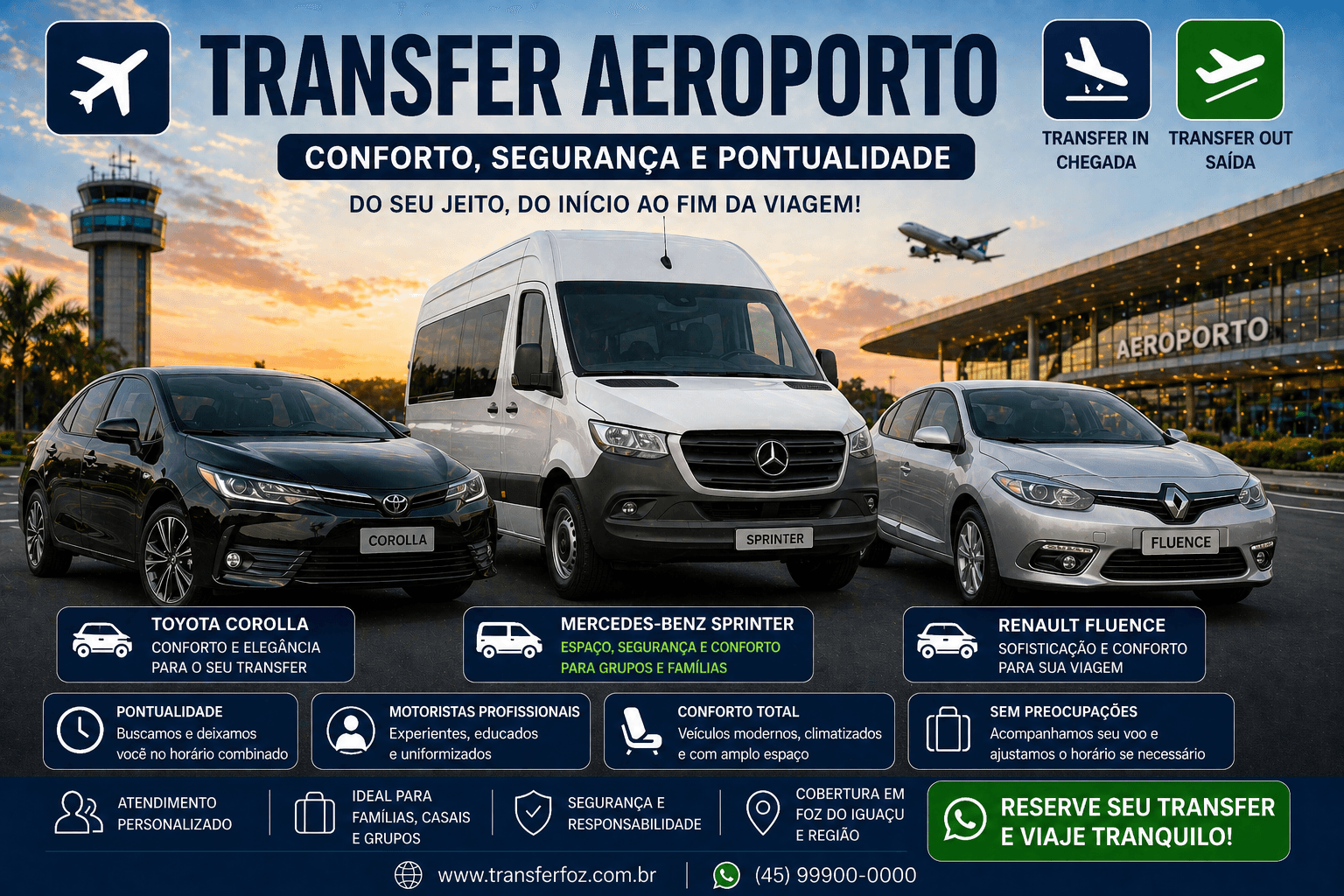 Transfer IN / Transfer OUT – Puerto Iguazú AR